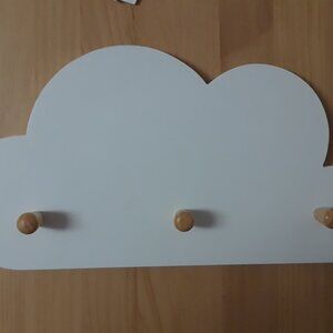 Cloud Shaped Wall Mounted Rack For Child